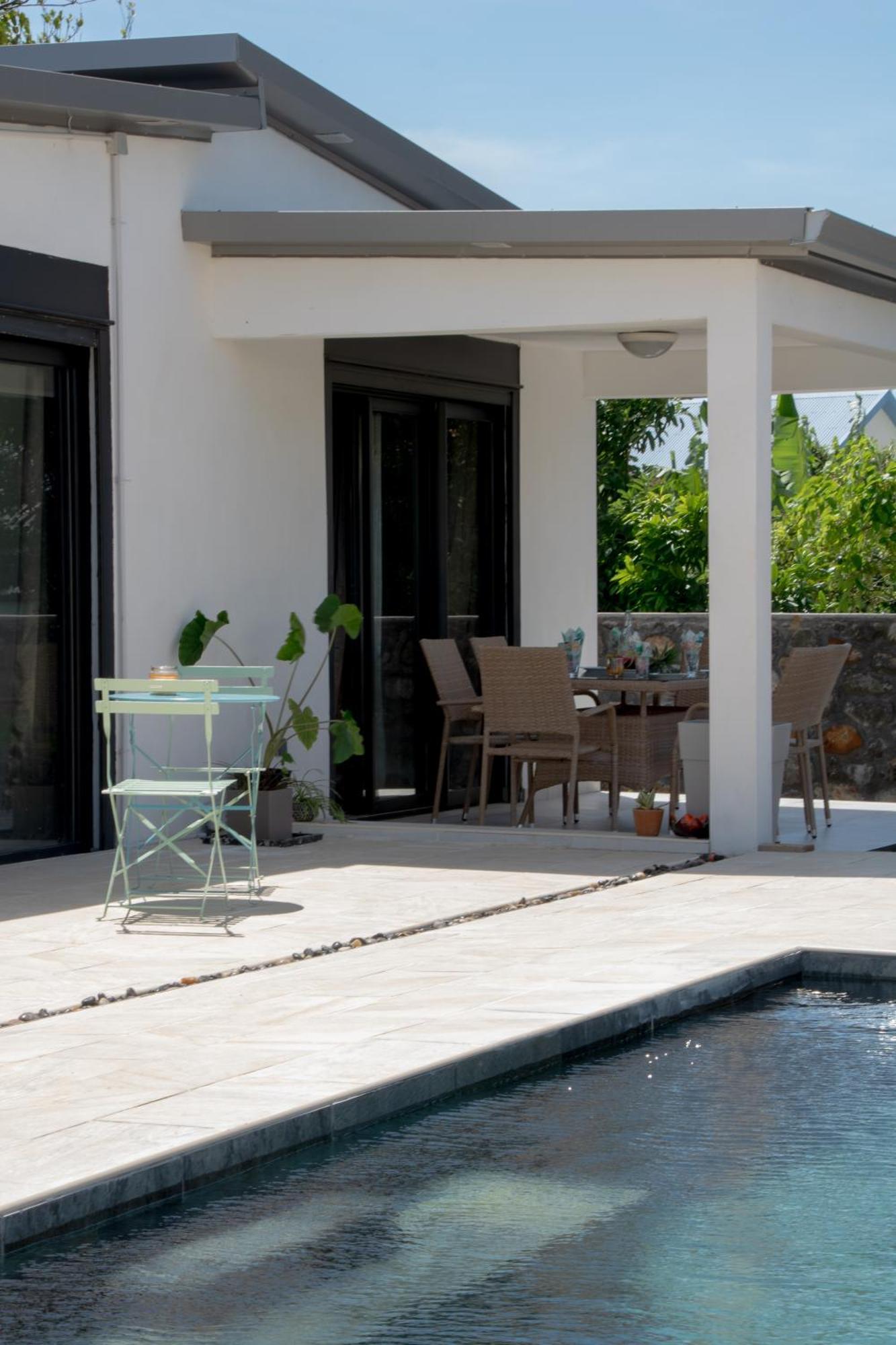 Le Beau Vallon 1- Jacuzzi Privatif Et Piscine Chauffee Partagee Saint-Benoît Zewnętrze zdjęcie